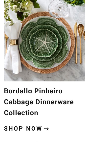 Bordallo Pinheiro Cabbage Dinnerware Collection